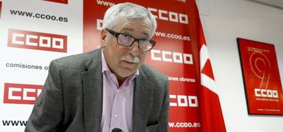 El secretario general de CCOO, Ignacio Fern&aacute;ndez Toxo. 