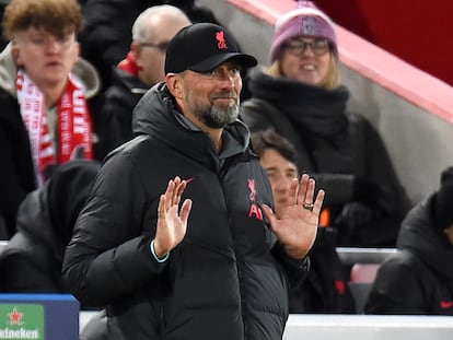 Jürgen Klopp, durante el partido contra el Madrid.