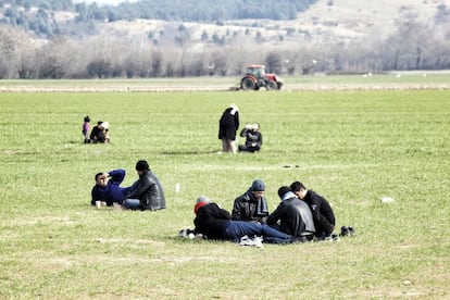 Este fin semana ha lucido el sol en Idomeni. La semana pasada se registraron temperaturas de hasta 8 grados bajo cero.