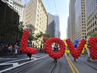 La marcha que ha recorrido las calles de San Francisco.