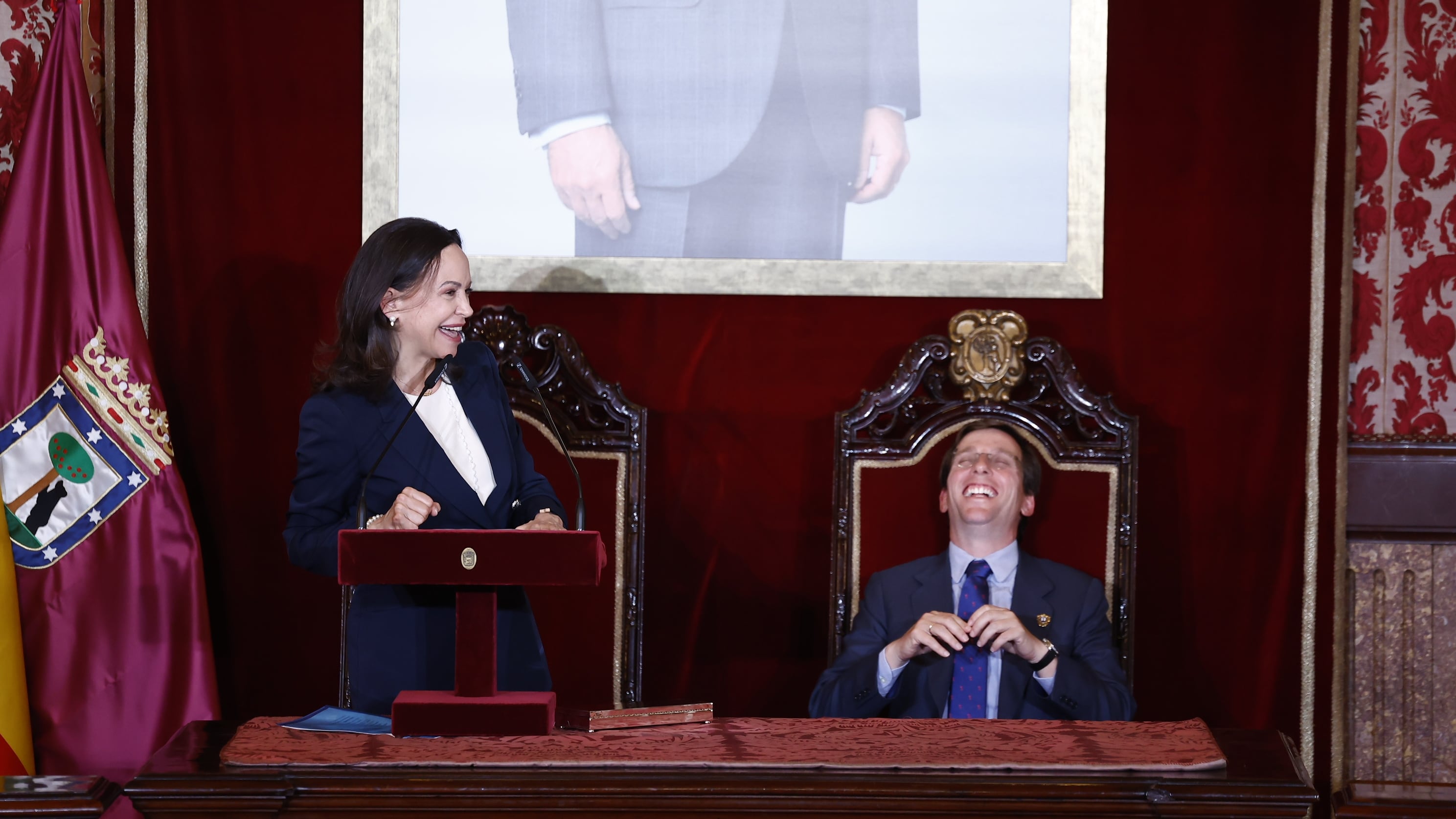 De Génova a la fundación de Vox, y de ahí al Ayuntamiento de Madrid: María Corina Machado se abraza a la derecha española