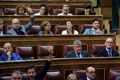 Votación de la proposición socialista en el Pleno del Congreso del 7 de junio de 2022.