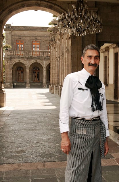 Yuri de Gortari durante las jornadas 'Los sabores de la historia', en el castillo de Chapultepec.