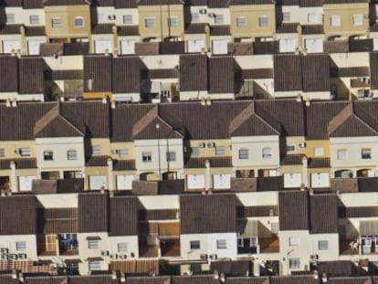 Vista aérea de una urbanización en la provincia de Sevilla