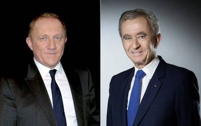 Francois-Henri Pinault y Bernard Arnault,