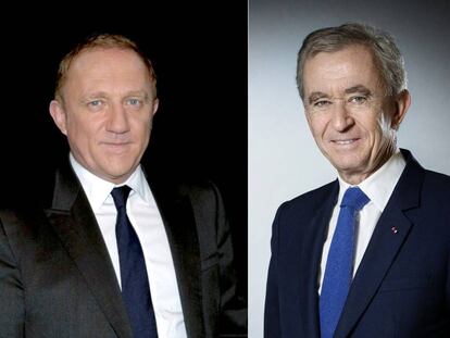 Francois-Henri Pinault y Bernard Arnault,