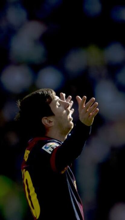 Messi, en el último clásico ante el Madrid.