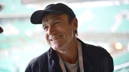 Mats Wilander, en la pista Philippe Chatrier de Roland Garros.