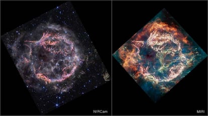 Comparativa restos Cassiopeia A