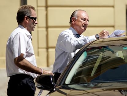 Rafael Aznar, tras una reunión con el presidente de la Generalitat, el pasado mes de julio.