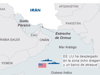 EE UU lanza una advertencia a Irán al acumular fuerzas en el Golfo Pérsico