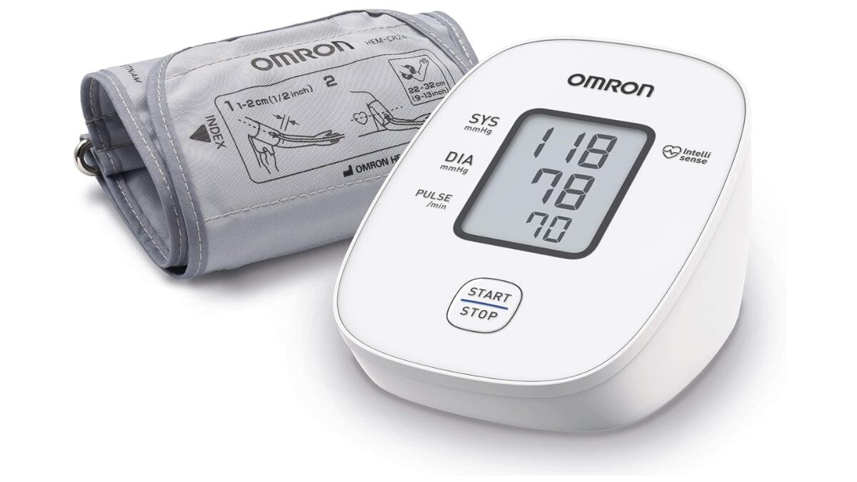 Tensiómetro de brazo Omron.