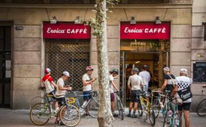 Eroica Caffè ak carrer Consell de Cent.