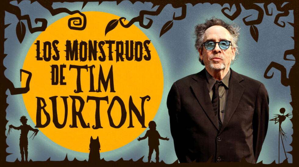 Imagen promocional de la serie documental 'Los monstruos de Tim Burton'.