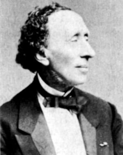 Retrato de Hans Christian Andersen 