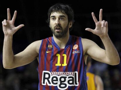 Navarro, durante el partido ante el Khimki