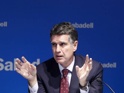 Jaime Guardiola, consejero delegado de Banco Sabadell.