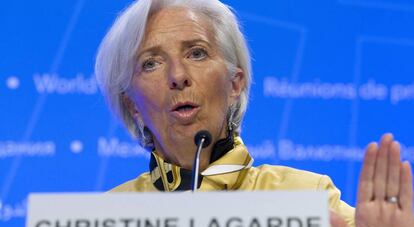 Directora gerente del FMI, Christine Lagarde.