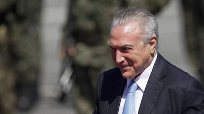 Temer em evento do Exército no dia 19, em Brasília.