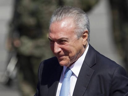 Temer em evento do Exército no dia 19, em Brasília.