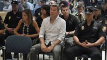 Arnaldo Otegi, el lunes en el juicio.