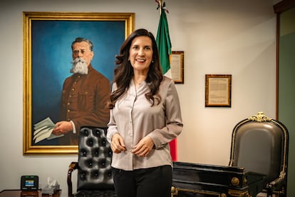 Kenia López Rabadán asumió la presidencia de la Mesa Directiva de la Cámara de Diputados el 2 de septiembre.