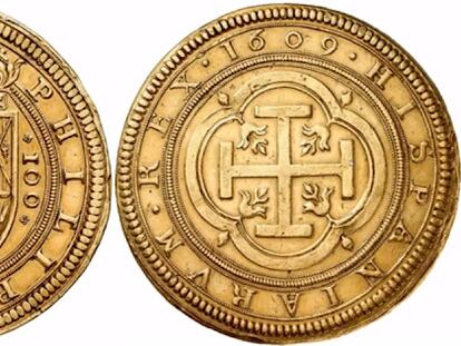 Centén segoviano, la moneda con una puja más alta de la historia española.