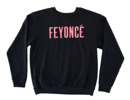 Una de las sudaderas de la marca Feyoncé.