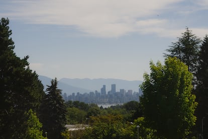 The city as seen from Jericho Lands, a project that is under construction.