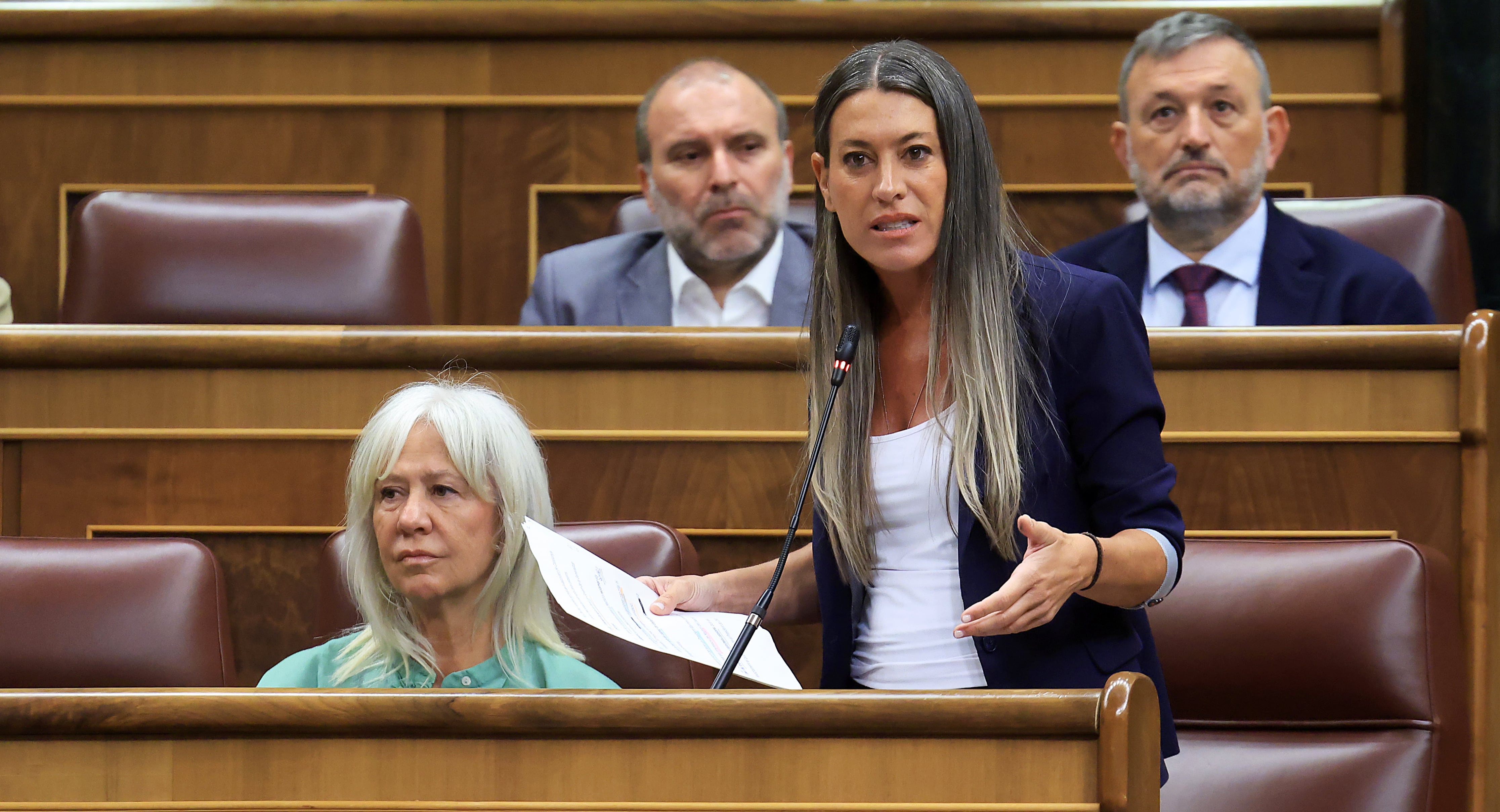 Míriam Nogueras, in Congress on June 10. 