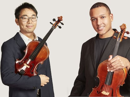 Hiroki Kasai, a la derecha y João Fransozo, a la izquierda, próximos protagonistas del nuevo concierto del ciclo La Generación Ascendente.