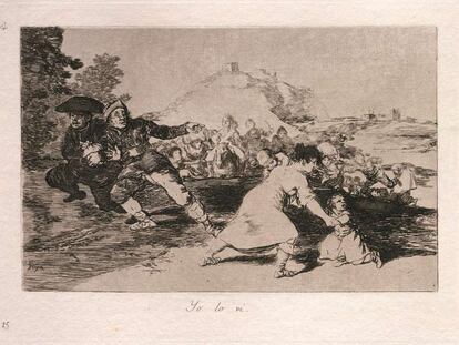 'Yo lo vi' (1863), de Goya.