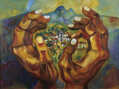 'Lugar natal', de Eduardo Kingman, de Ecuador.