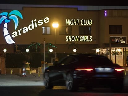 El club nocturno Paradise, en la Jonquera.