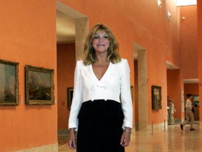 Carmen Thyssen, en una de las salas del Museo Thyssen-Bornemisza dedicadas desde 2004 a su colección.