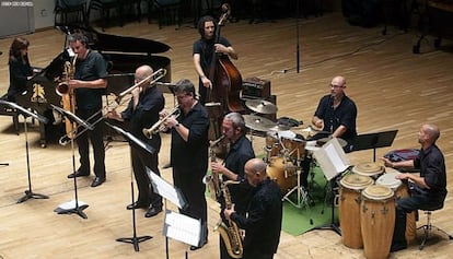 El Sedajazz Latin Ensemble en una actuación del Palau de la Música.