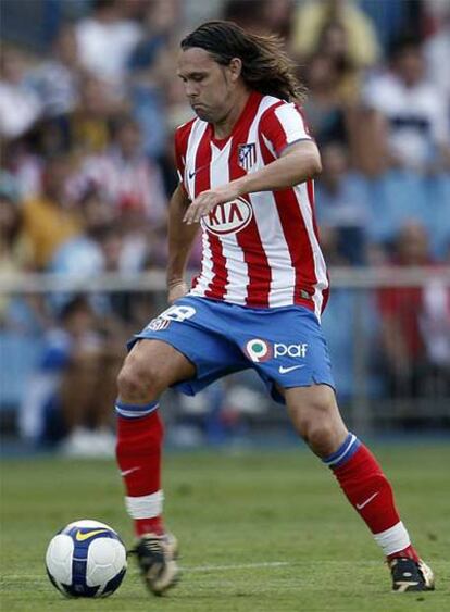 Nuno Maniche en una foto de archivo correspondiente a la primera jornada de Liga, en el partido Atlético de Madrid - Málaga