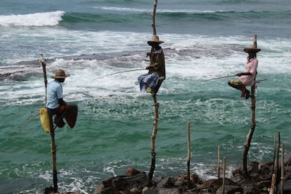 Forma de pesca tradicional en la costa suroeste.