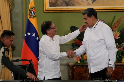 Gustavo Petro y Nicolás Maduro