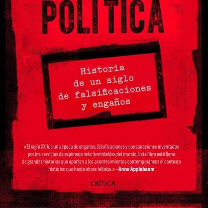 portada 'Desinformación y Guerra Política', Thomas Rid, EDITORIAL CRÍTICA