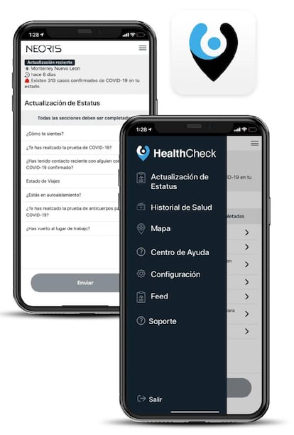 App Healtcheck para el móvil.