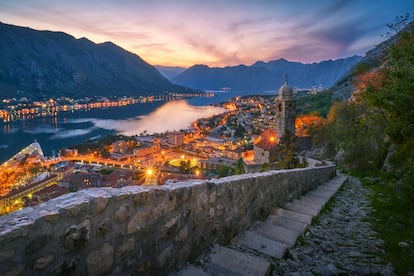 La baha de Kotor, en Montenegro.