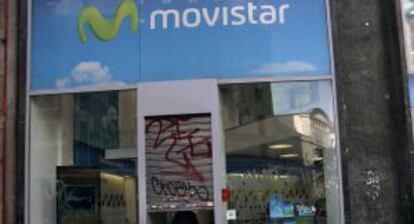 Una tienda de Movistar.