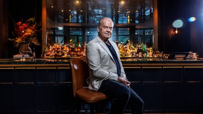 El actor Kelsey Grammer, el martes en el hotel Rosewood Villa Magna de Madrid.