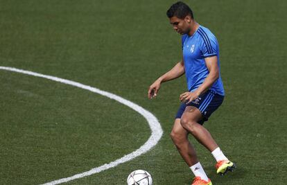 Casemiro, en el entrenamiento de este martes.