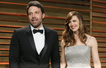 Los actores Ben Affleck y Jennifer Garner, en marzo de 2014.