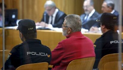 El narcotraficante Laureano Oubiña, en la Audiencia Nacional.