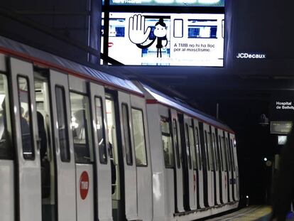 Anuncio contra el machismo, al metro.