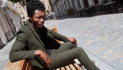 El músico Benjamin Clementine, en Cartagena.