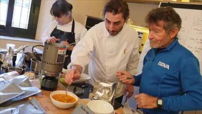 Jordi Roca i Carlos Soria preparen els menús per a l'Annapurna.